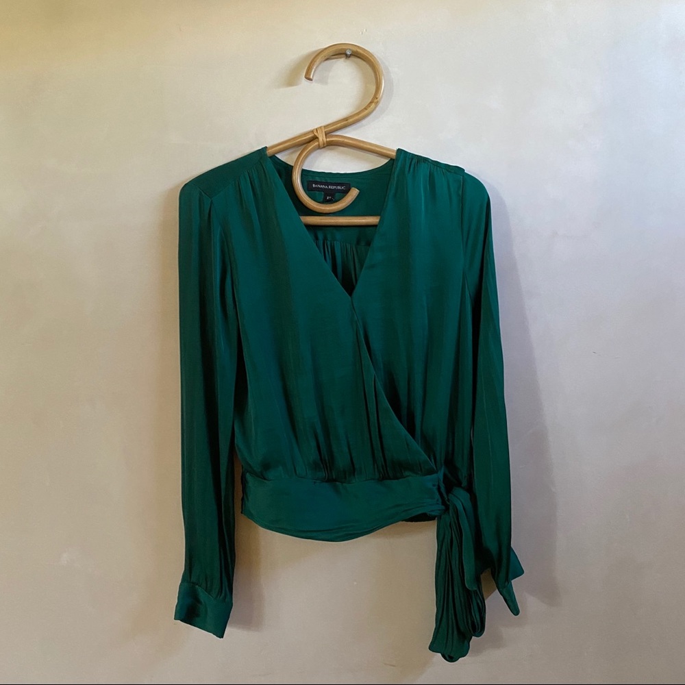 Emerald Silk Top